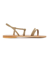 Green Erka Flat Sandals | PDP | Antonia