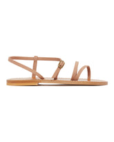 Beige Erka Flat Sandals | PDP | Antonia