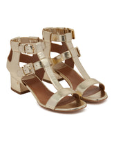 Golden Leather Dippo Sandals - SALE WOMEN | PLP | dAgency