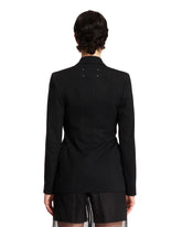 Black Couture Waist Jacket | PDP | dAgency