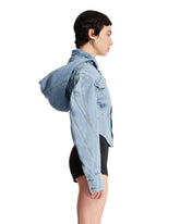 Giacca Corsetto In Denim Blu | PDP | Antonia