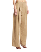 Beige Trousers With Pleats | PDP | Antonia