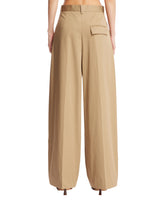 Beige Trousers With Pleats | PDP | Antonia