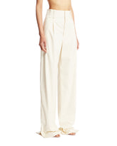 White Extra Long Trousers | PDP | dAgency