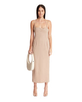 Abito Midi Beige - the attico donna | PLP | Antonia