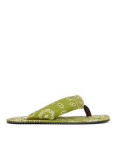 Green Indie Flat Thong - Women's sandals | PLP | dAgency
