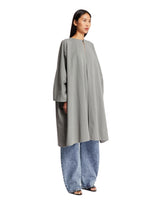 Gray Voluminous Light Coat | PDP | Antonia