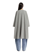 Gray Voluminous Light Coat | PDP | Antonia