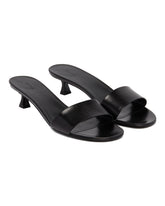Black Combo Kitten Heel Sandals | PDP | dAgency