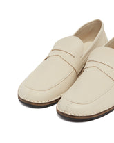 White Cary Loafers | PDP | Antonia