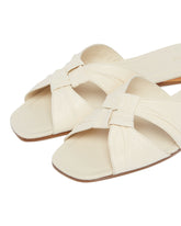 Soft Knot Flats Bianche | PDP | Antonia