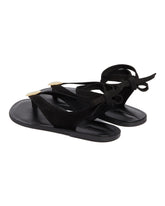 Black Charm Beach Sandals | PDP | Antonia