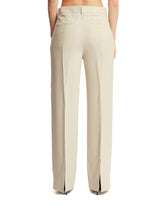 Beige Tailored Trousers | PDP | Antonia