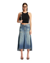 Blue Denim Midi Skirt - SALE WOMEN | PLP | dAgency