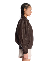 Brown Leather Jacket | PDP | Antonia