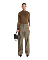 Brown Ribbed Top - ACNE STUDIOS | PLP | Antonia