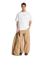 Beige Wide-Leg Trousers - ACNE STUDIOS | PLP | Antonia