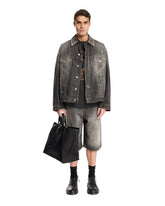 Gray Oversized Denim Jacket - ACNE STUDIOS | PLP | Antonia