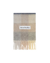 Beige Logo Jacquard Scarf | PDP | Antonia