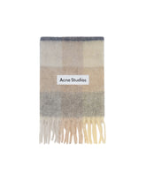 Beige Logo Jacquard Scarf | PDP | Antonia