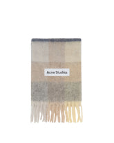 Beige Logo Jacquard Scarf | PDP | Antonia