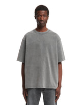 Gray Cotton T-Shirt - ACNE STUDIOS | PLP | Antonia