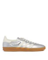 Silver Gazelle Indoor Sneakers | PDP | Antonia