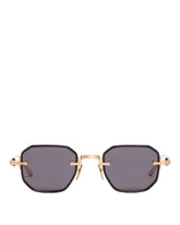 Gold Juno-Two Sunglasses - AKONI | PLP | Antonia