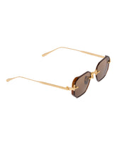 Gold Juno-Two Sunglasses - AKONI | PLP | Antonia