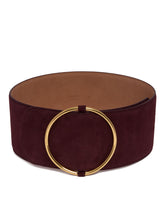 Burgundy Wide Belt - Women's accessories | PLP | Antonia