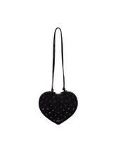 Black Suede Le Coeur Bag | PDP | Antonia