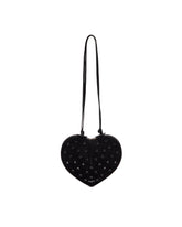 Black Suede Le Coeur Bag | PDP | Antonia