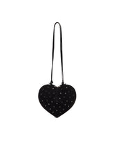 Black Suede Le Coeur Bag | PDP | Antonia