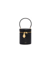 Black Cylindre Bucket Bag | PDP | Antonia