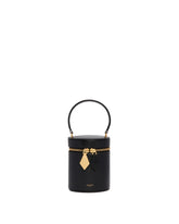 Black Cylindre Bucket Bag | PDP | Antonia