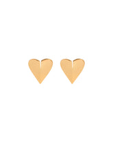 Golden Le Coeur Torn Earrings | PDP | Antonia