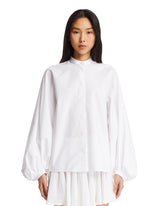 White Cotton Poplin Shirt - new arrivals women's clothing | PLP | Antonia