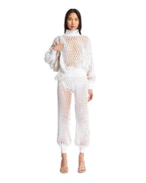 White Macrame Knit Oversized Sweater - new arrivals women's clothing | PLP | Antonia