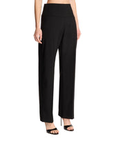 Black Wool High-Waisted Pants | PDP | Antonia