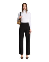 Black Wool High-Waisted Pants | PDP | Antonia