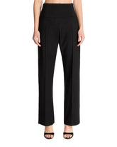 Black Wool High-Waisted Pants | PDP | Antonia