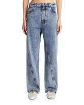 Blue Twisted Jeans - new arrivals women's clothing | PLP | Antonia