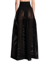 Black High-Waisted A-Line Skirt | PDP | Antonia