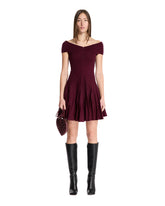 Mini Abito Degrade Burgundy - Alaia donna | PLP | Antonia