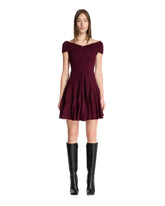 Mini Abito Degrade Burgundy - Alaia donna | PLP | Antonia