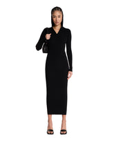 Black Hooded Long Knit Dress - Women's dresses | PLP | Antonia