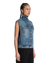 Gilet In Denim Blu | PDP | Antonia