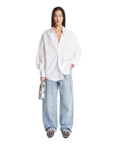 White Cotton Oversized Shirt - ALEXANDER WANG WOMEN | PLP | Antonia