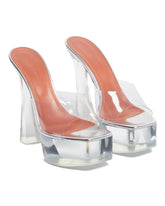 Transparent Dalida Platform Sandals - New arrivals women | PLP | Antonia