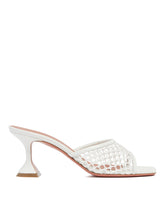 White Lupita Net Mules - Women's shoes | PLP | Antonia